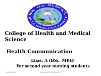 ely health comunication.pptx